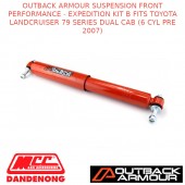 OUTBACK ARMOUR SUSPENSION FRONT EXPD KIT B FITS TOYOTA LC 79S (6 CYL PRE 2007)